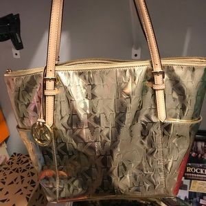 Michael Kors gold purse